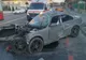 Accident pe strada Bâlea. O mașină a fost proiectată într-un gard