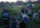 O vacă ce căzuse într-o fântână, în Amnaș, salvată de pompieri