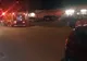 Video/O mașină a luat foc în parcarea unui supermarket din Sibiu