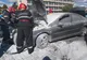 O mașină a luat foc pe strada Ocnei din Sibiu
