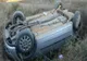 „Performanța” unui brașovean: Băut și fără permis s-a urcat la volanul unei mașini furate și s-a răsturnat pe DN7