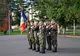 Depuneri de coroane, luni, la Monumentul Eroilor din Pădurea Dumbrava