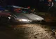 Un şofer s-a răsturnat cu maşina, la ieşire din Copşa Mică