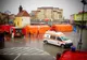 Exercițiu al pompierilor. Accident feroviar la Gara Sibiu