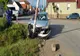 Un tânăr a intrat cu mașina în bariera de pe Calea Turnișorului. Trafic blocat
