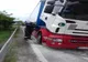 Un TIR a luat foc pe DN14, la Agârbiciu