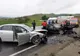 Accident pe DN14. Trei persoane au ajuns la spital