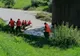 VIDEO | Fetița căzută în Cibin, căutată de scafandri. ISU Vâlcea a sărit în ajutor