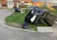 Un şofer beat s-a răsturnat cu maşina pe DN1