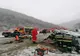 Accident rutier Sibiu : 2 morți și 2 răniți, după ce un autobuz și o mașină s-au izbit violent