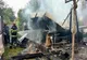 Bucătărie de vară distrusă într-un incendiu