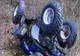A intrat cu ATV-ul în stâlp!