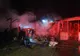Incendiu de proporții, azi-noapte, în județul Sibiu (VIDEO)