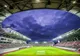 Spectacol de lasere pe noul stadion din Sibiu