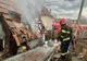 Locuință distrusă de un incendiu