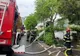Incendiu puternic într-un bloc din Sibiu. Un bărbat de 74 de ani este in stop cardio respirator