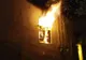 Cameră distrusă într-un incendiu