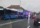 Trafic îngreunat în Sibiu. Accident între un autobuz și două mașini pe Șoseaua Alba Iulia