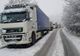 Trafic îngreunat pe DN 14A. Tirurile înaintează greu din cauza vremii