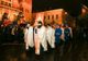 Procesiune prin centrul Sibiului, înaintea sărbătorii Sfântului Andrei
