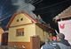 Incendiu izbucnit la acoperișul unei case, în Șura Mică