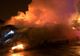 FOTO Incendiu în municipiul Mediaş! 18 pompieri au intervenit!