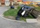 Un şofer beat s-a răsturnat cu maşina pe DN1
