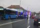 Trafic îngreunat în Sibiu. Accident între un autobuz și două mașini pe Șoseaua Alba Iulia
